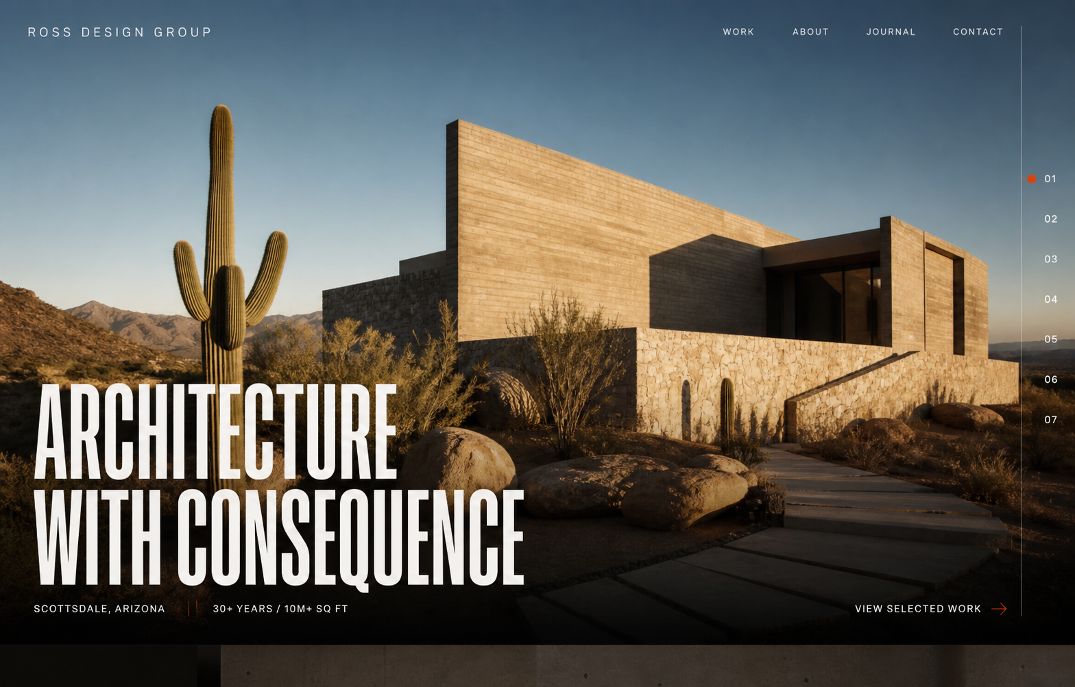 Desert Monument concept for Ross Design Group